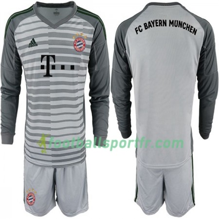 Tenue Bayern Munich Gardien Enfant Domicile 2018-2019 Maillot de Foot ML